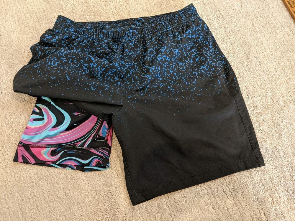Chubbies Mens Swim Shorts Lined 7" Medium